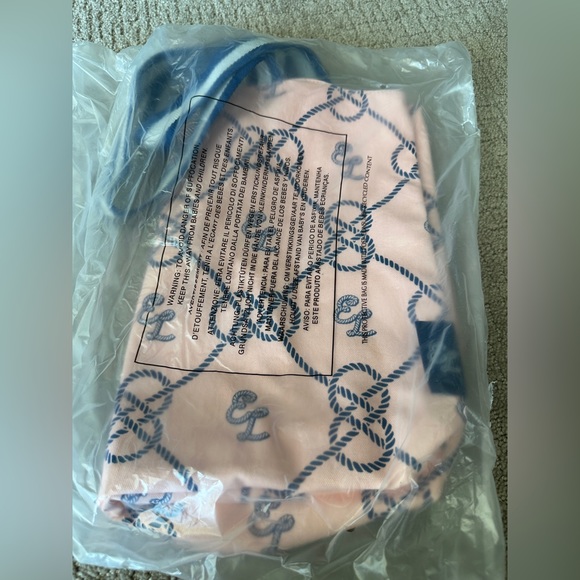 New Estee Lauder pink navy nautical tote - Picture 7 of 7